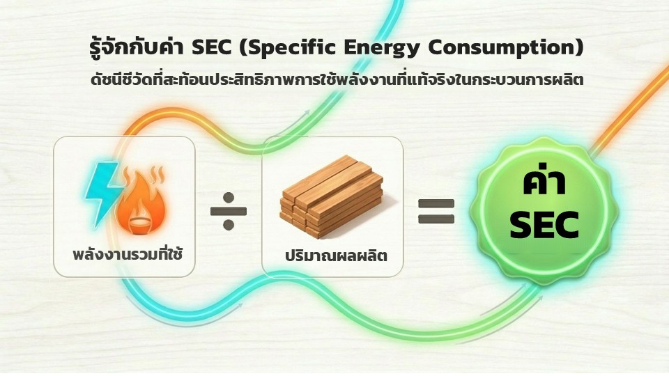 แนวคิดและวิธีคำนวณดัชนีการใช้พลังงานจำเพาะต่อหน่วยผลผลิต